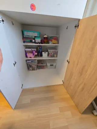 Litera tren con armario y cajones (Conforama)