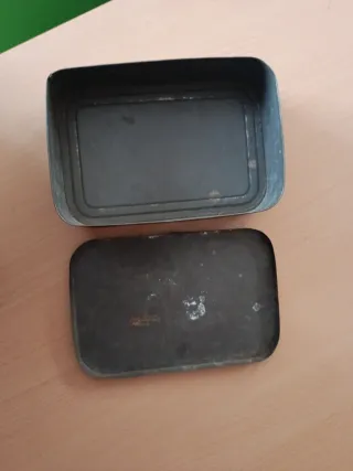 Caja Metal Antigua Horno San Buena