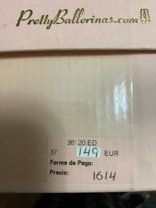 Pretty Ballerinas Bailarinas Talla 37