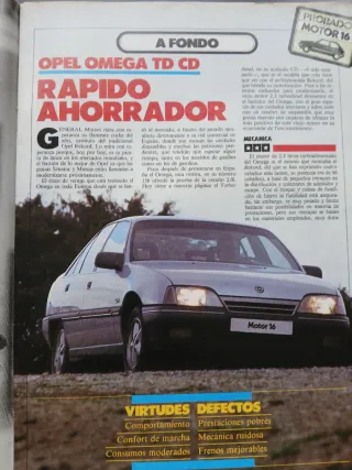 Revista automovilismo Motor 16 Num 177 Marzo 1987