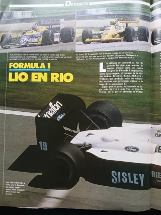 Revista automovilismo Motor 16 Num 177 Marzo 1987