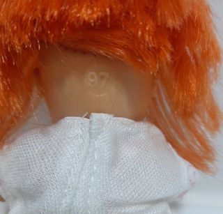 Muñeca Barriguitas pelirroja antigua