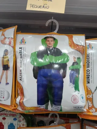 Disfraz Alien Hinchable Partilandia Adulto