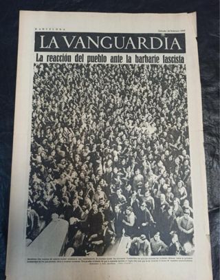 La Vanguardia. Barcelona. 20 de febrero de 1937