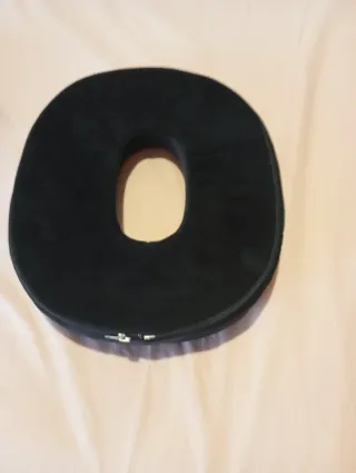 Cojín Ortopédico Negro desenfundable