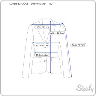 Traje de smoking Lords & Fools Talla 50