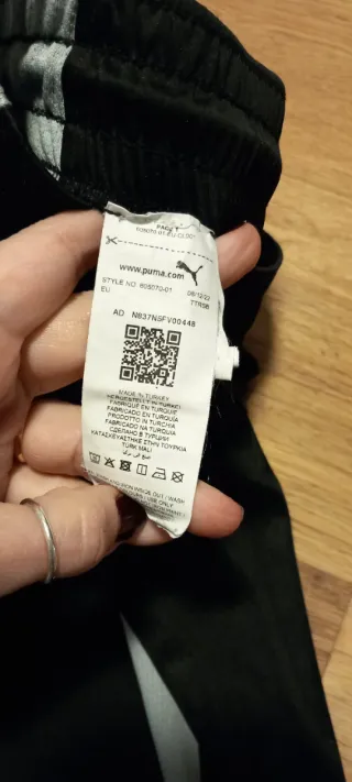 Pantaloncini Puma Basket Neri Grigio