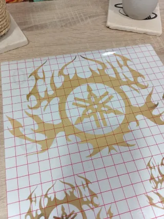 Pegatinas Yamaha Doradas