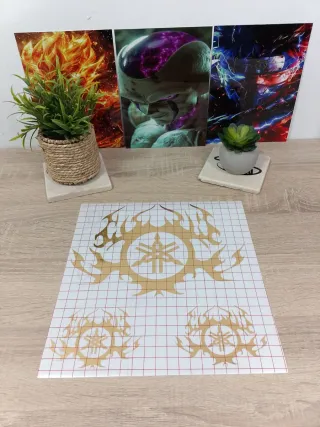 Pegatinas Yamaha Doradas