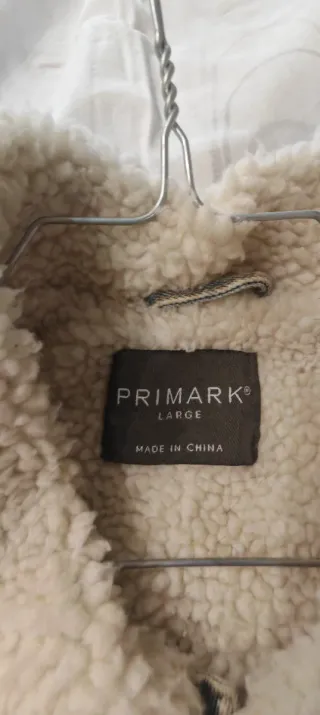 Giubbotto Primark Denim Bianco e Blu