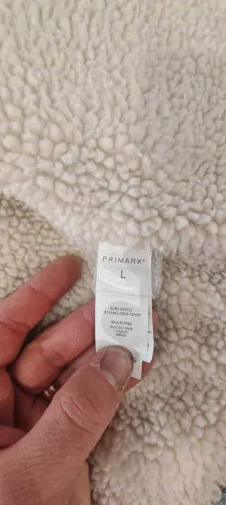 Giubbotto Primark Denim Bianco e Blu