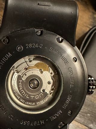 Reloj Hamilton Automático Cristal Zafiro