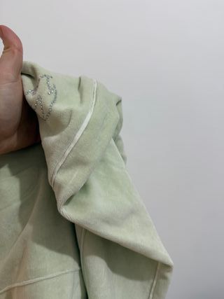 Pantalón de chándal terciopelo con strass - T.M