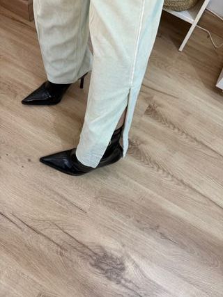 Pantalón de chándal terciopelo con strass - T.M