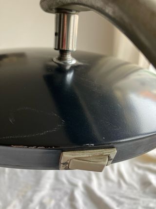 Lámpara FASE 520C Metal Negra y Plateada