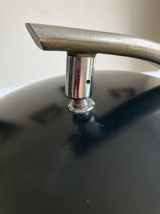 Lámpara FASE 520C Metal Negra y Plateada