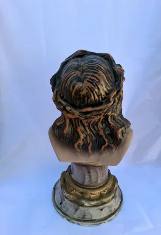 Busto Salvador Mundi. Taller F.F.Rua S.