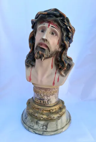 Busto Salvador Mundi. Taller F.F.Rua S.