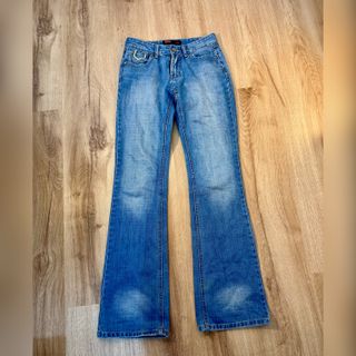 Pantalón tiro bajo años 2000 - Y2K 100% algodón