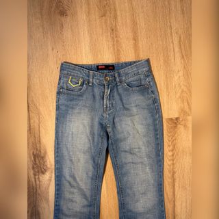 Pantalón tiro bajo años 2000 - Y2K 100% algodón