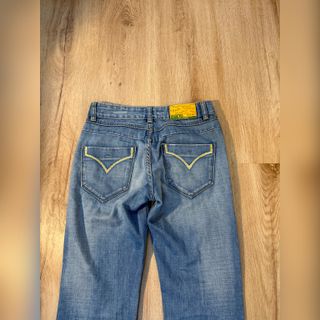 Pantalón tiro bajo años 2000 - Y2K 100% algodón