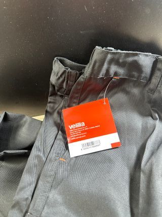 Velilla 103024S; pantalón Stretch bicolor multibolsillos