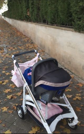 Carro Inglesina Ottuto Beis, con detallesRosa-Azul