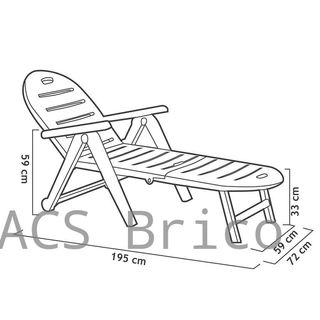 Tumbona Caimán Blanca