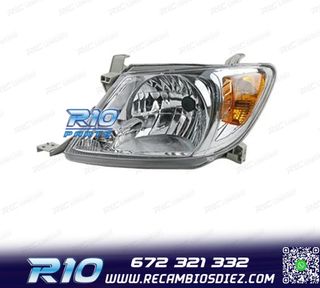 FARO IZQ TOYOTA HILUX VIGO PICK-UP 05-11 FONDO CROMO