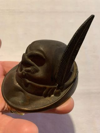 Piccolo cappello Alpino in ottone