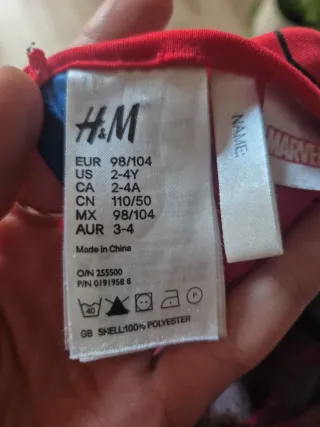 Disfraz Spiderman infantil