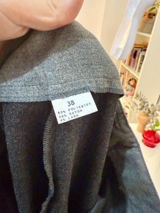 Pantalón tiro bajo tipo oficinista Y2K talla S