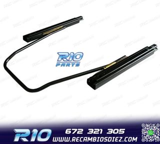 KIT ASIENTO DEPORTIVO SEMI BAQUET ESTILO RS ALCANTARA CUERO