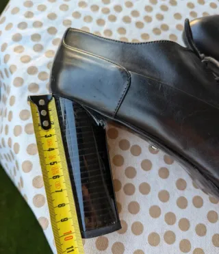 Zara zapatos mujer Blucher Tacón Piel Talla 38