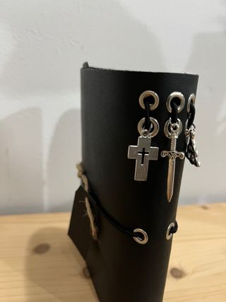 Funda Cuero Bullet Journal Negra