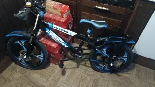 Bicicleta Phoenix Negra y Azul