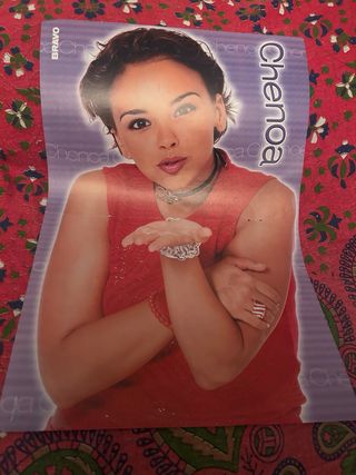 Pósters Operación Triunfo 1. Pegatinas Bravo y CDs