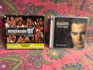 Pósters Operación Triunfo 1. Pegatinas Bravo y CDs