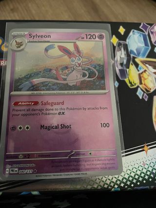 Carta Pokémon Sylveon prismatic pokeball