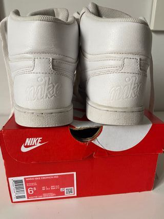 Zapatillas Nike Ebernon Talla 37.5 Blancas