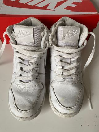 Zapatillas Nike Ebernon Talla 37.5 Blancas