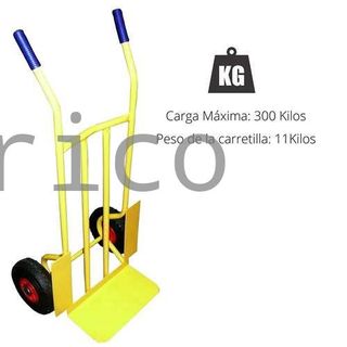Carretilla Almacén Rueda Neumática 300 Kg