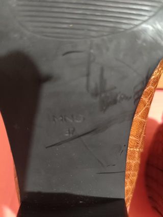 Botín Mango marrón. Talla 37