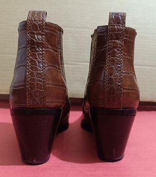 Botín Mango marrón. Talla 37