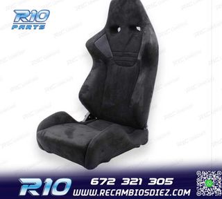 KIT ASIENTO BAQUET UNIVERSAL NEGRO EVO ERS RALLY