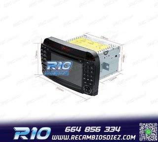RADIO GPS ANDROID 10 PARA MERCEDES S W220 98-05