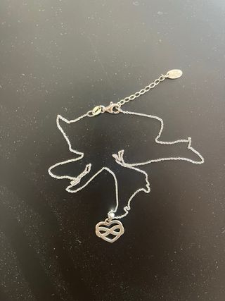 Collar y Anillo Infinito Corazón