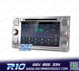 RADIO GPS ANDROID 12 PARA FORD FOCUS C-MAX FIESTA GALAXY KUG