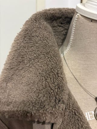 Giaccone donna Dublefax Beige/Marrone