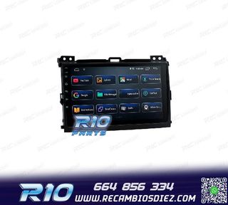 RADIO GPS ANDROID 12 PARA TOYOTA LAND CRUISER 02-09